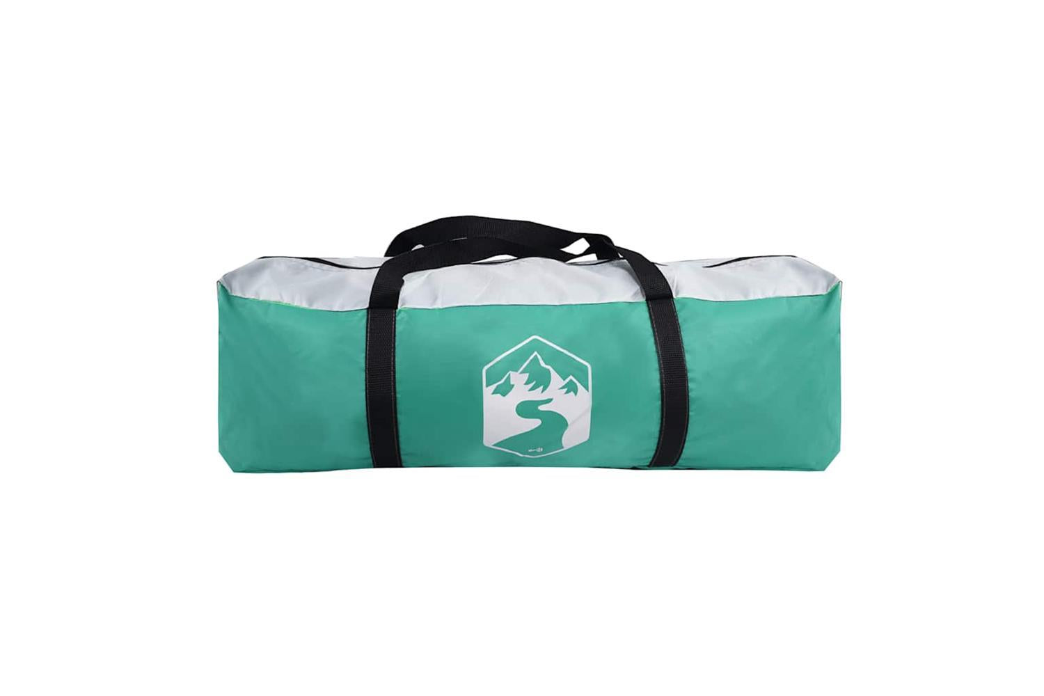 Vidaxl Pool Tent With Removable Fly & Mesh Walls Sea Green 512x458 Cm-10