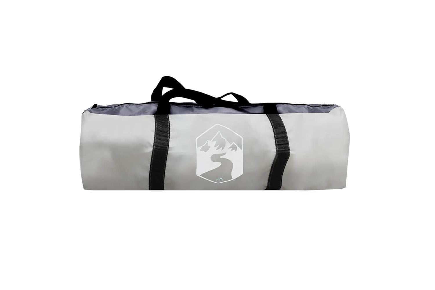 Vidaxl Pool Tent With Removable Fly & Mesh Walls Grey 618x532 Cm-10