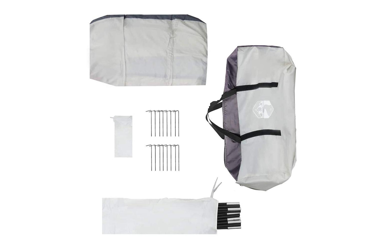 Vidaxl Party Tent Grey Waterproof-9