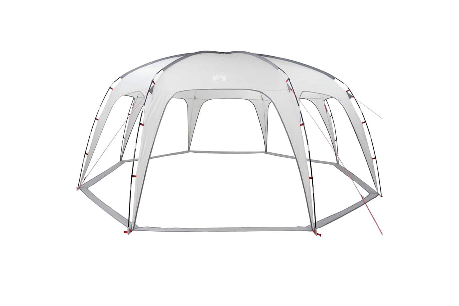 Vidaxl Party Tent Grey Waterproof-5