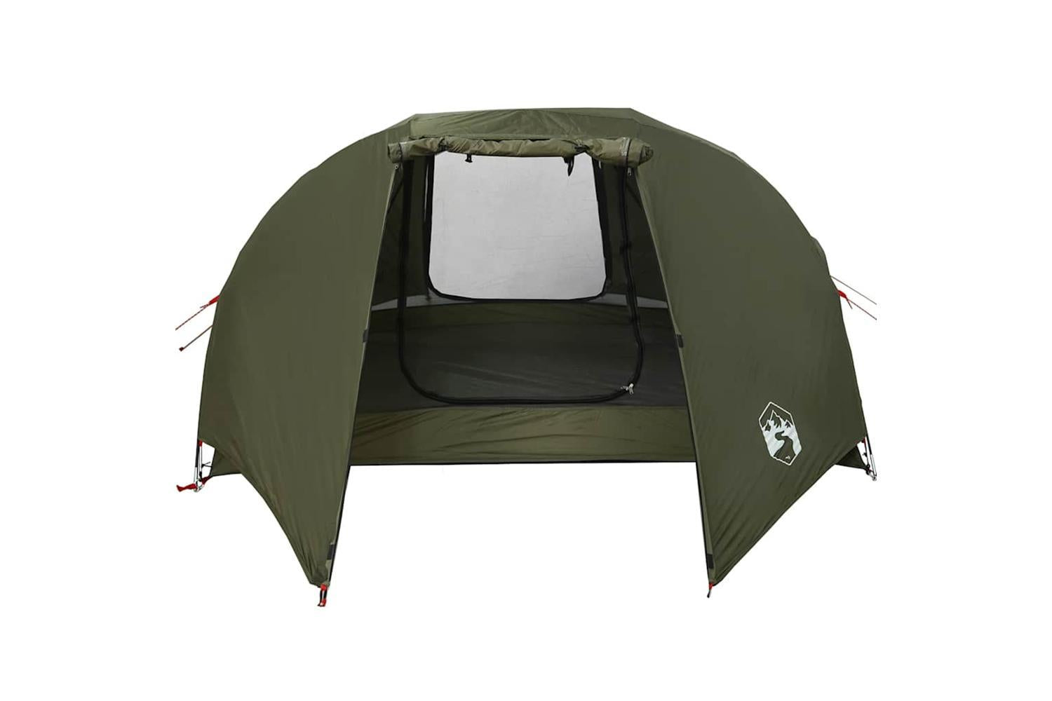 Vidaxl Fishing Tent 5-person Olive Green Waterproof-7
