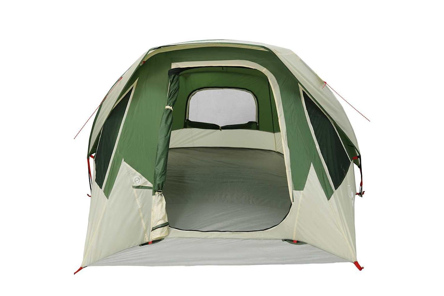 Vidaxl Camping Tent Cabin 4-person Green Waterproof-9