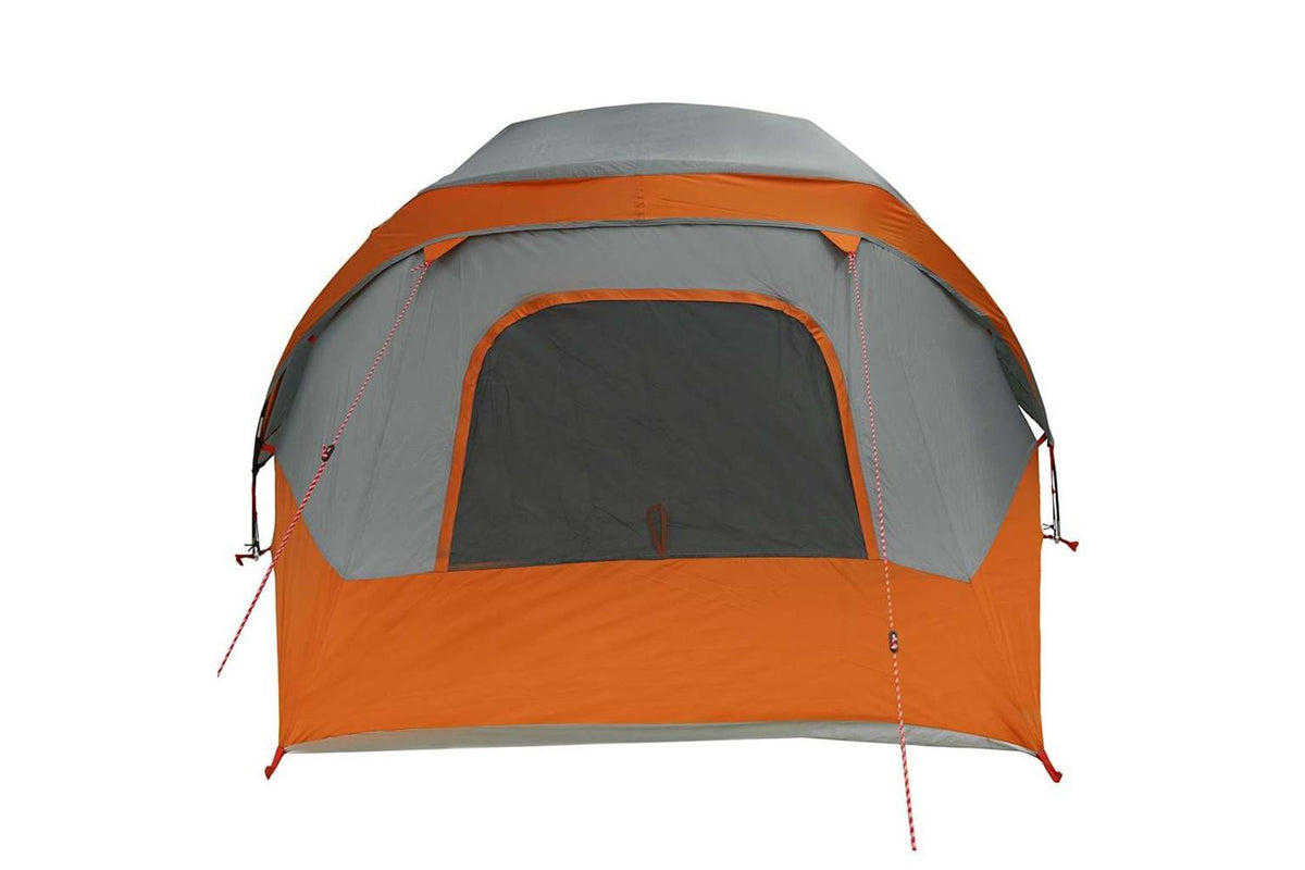 Vidaxl Camping Tent Cabin 4-person Grey And Orange Waterproof-8