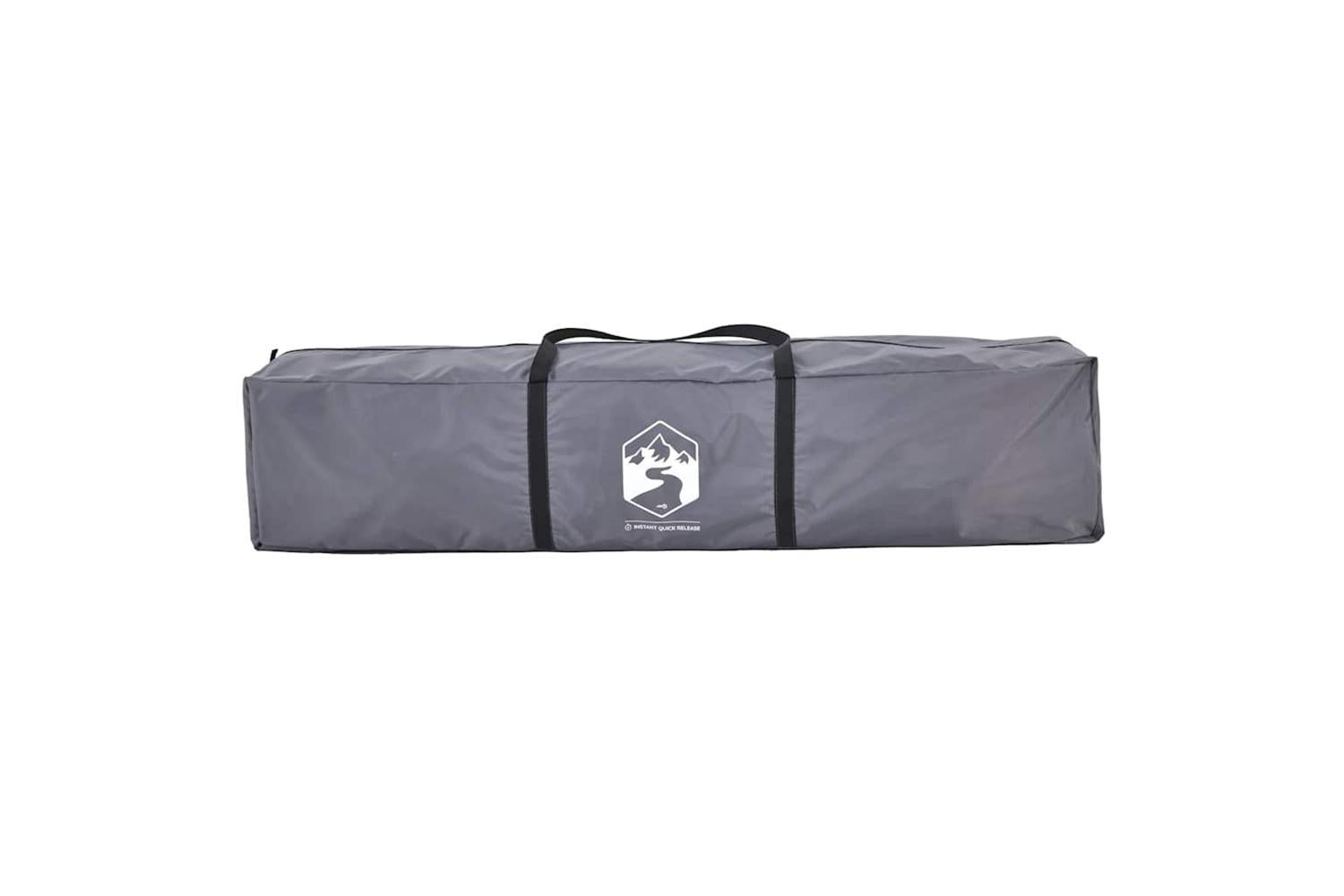 Vidaxl Family Tent Dome 8-person Grey And Orange Quick Release-9