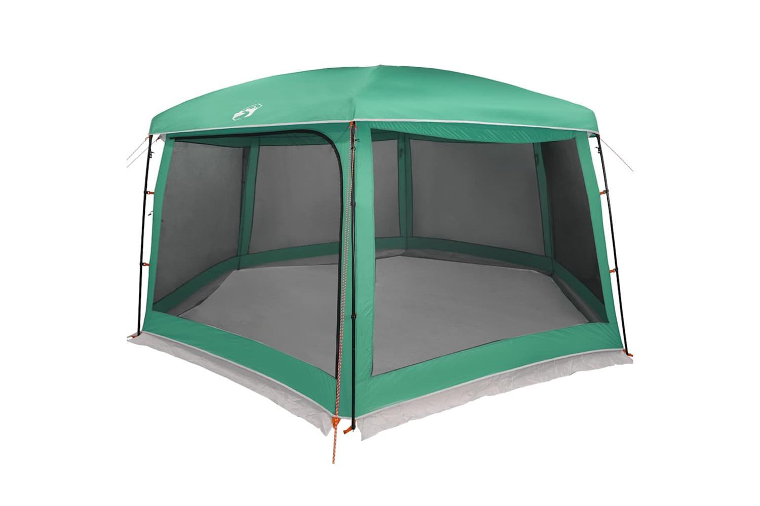 Vidaxl Pool Tent With Removable Fly & Mesh Walls Sea Green 670x590 Cm-3