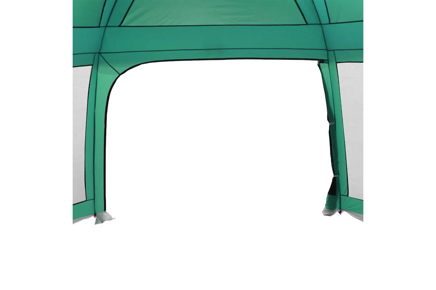 Vidaxl Pool Tent With Removable Fly & Mesh Walls Sea Green 670x590 Cm-8