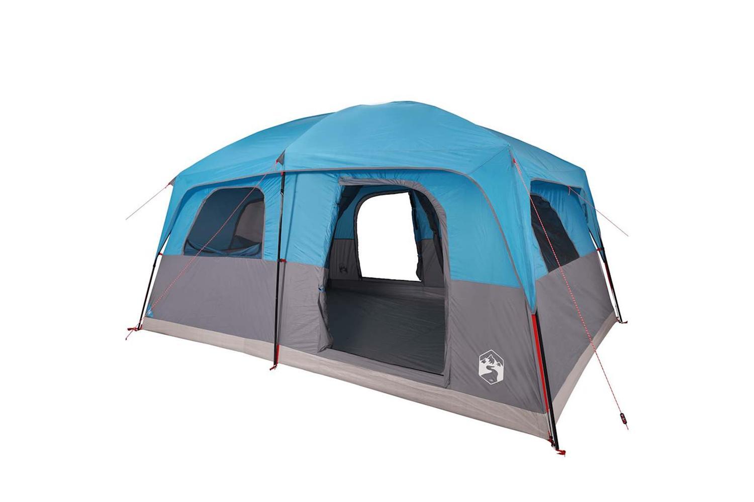Vidaxl Family Tent Cabin 8-person Blue Waterproof-5