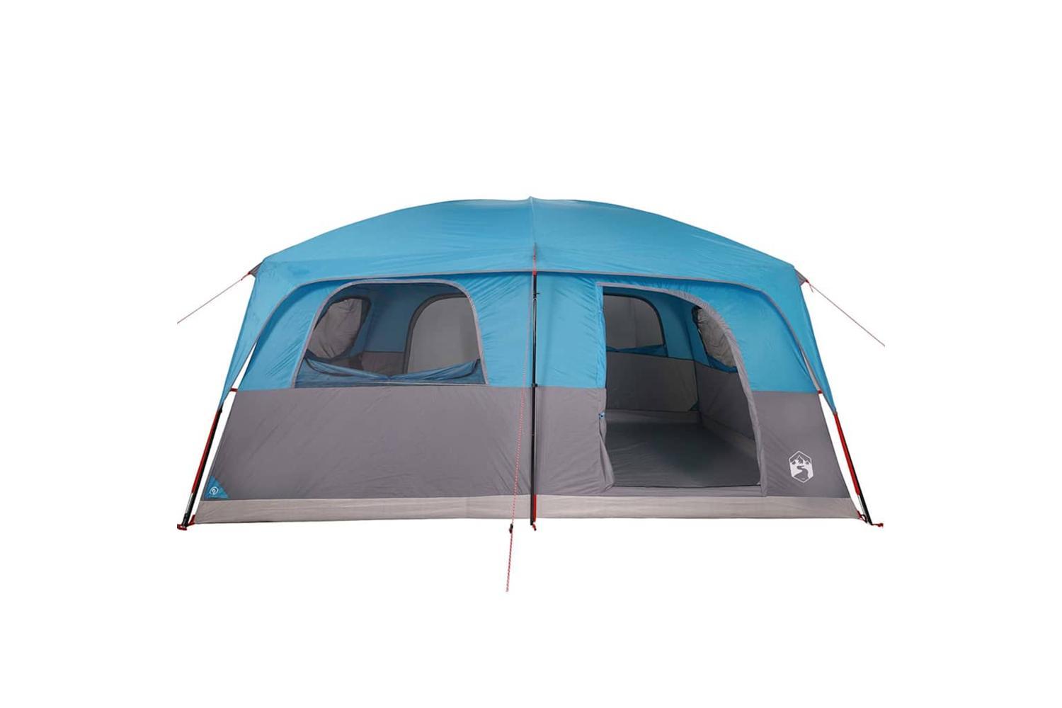 Vidaxl Family Tent Cabin 8-person Blue Waterproof-7