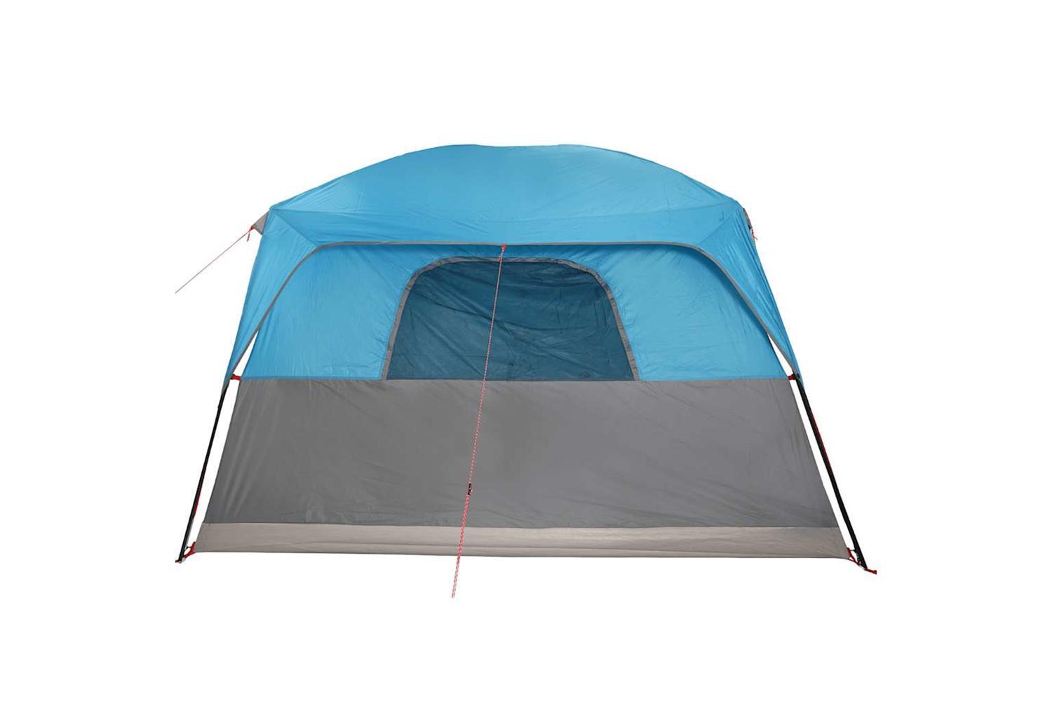 Vidaxl Family Tent Cabin 8-person Blue Waterproof-8