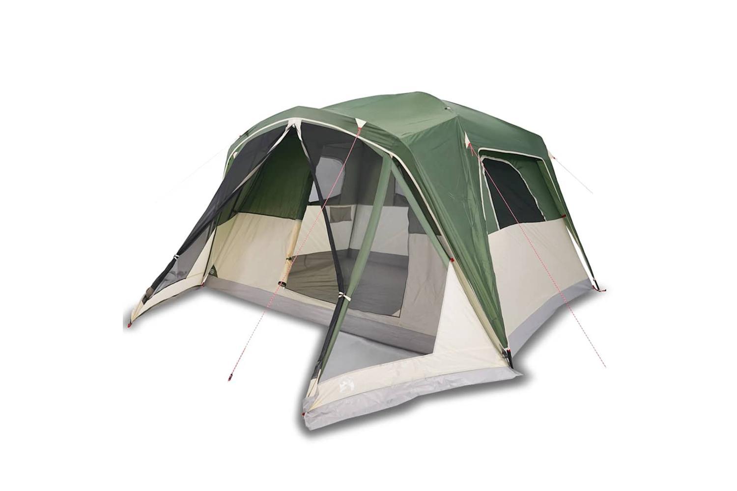 Vidaxl Family Tent With Porch 6-person Green Waterproof-2