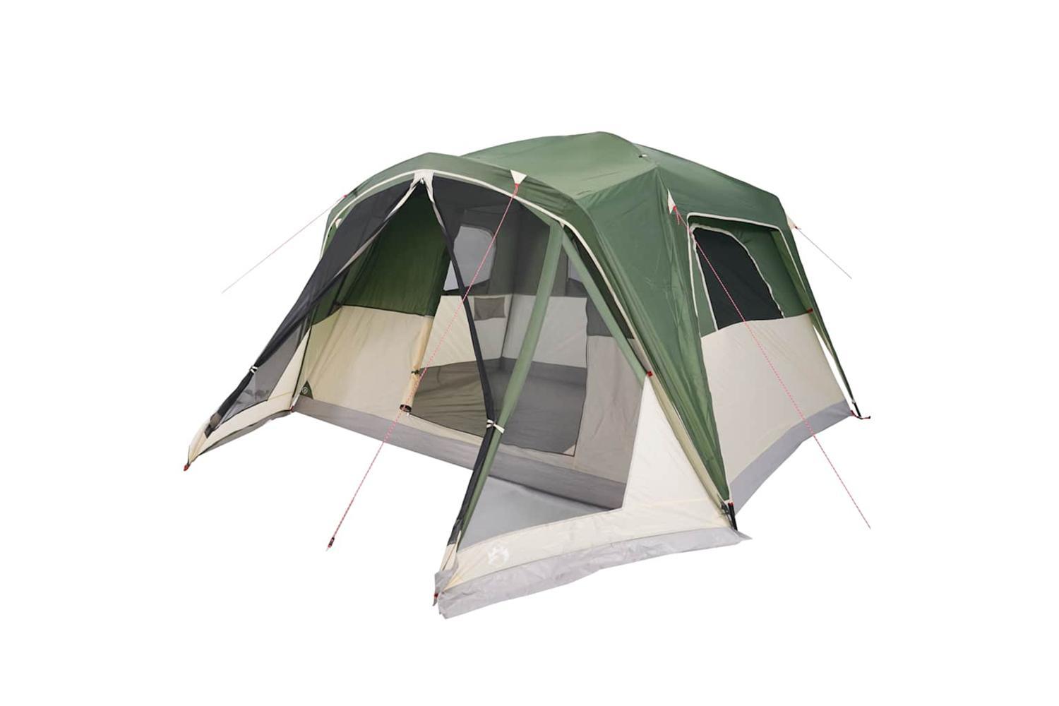 Vidaxl Family Tent With Porch 6-person Green Waterproof-4