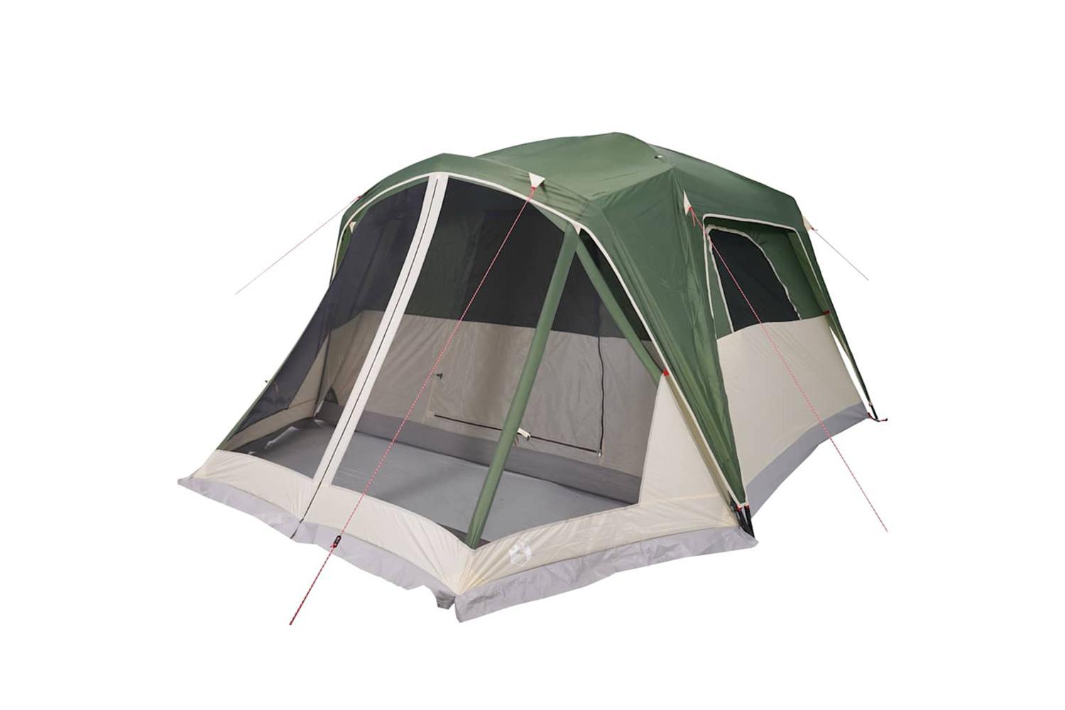 Vidaxl Family Tent With Porch 6-person Green Waterproof-5