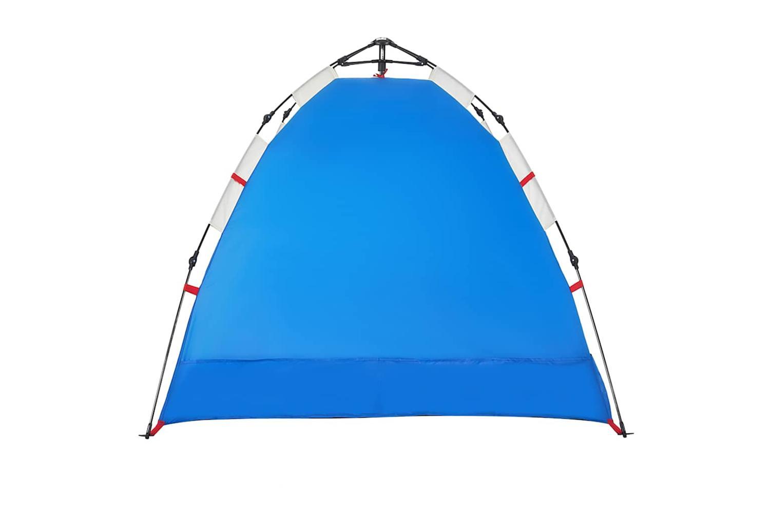 Vidaxl Beach Tent 2-person Azure Blue Quick Release Waterproof-7