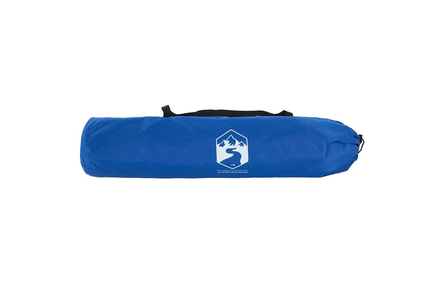 Vidaxl Beach Tent 2-person Azure Blue Quick Release Waterproof-9