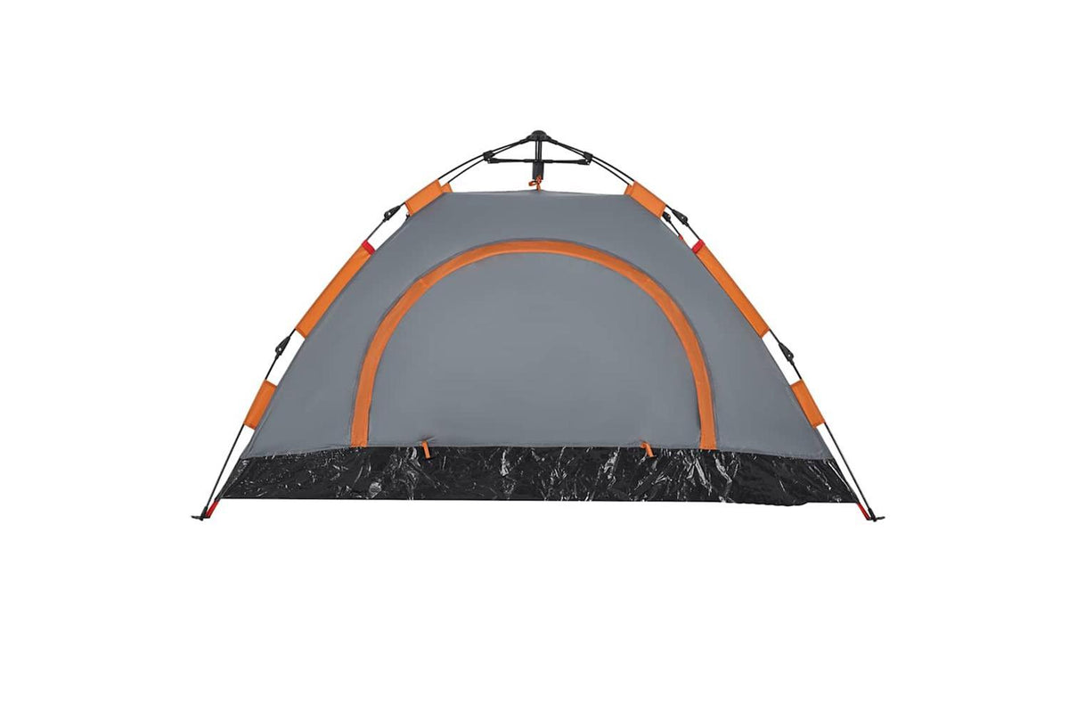 Vidaxl Camping Tent 2-person Grey And Orange Quick Release-9
