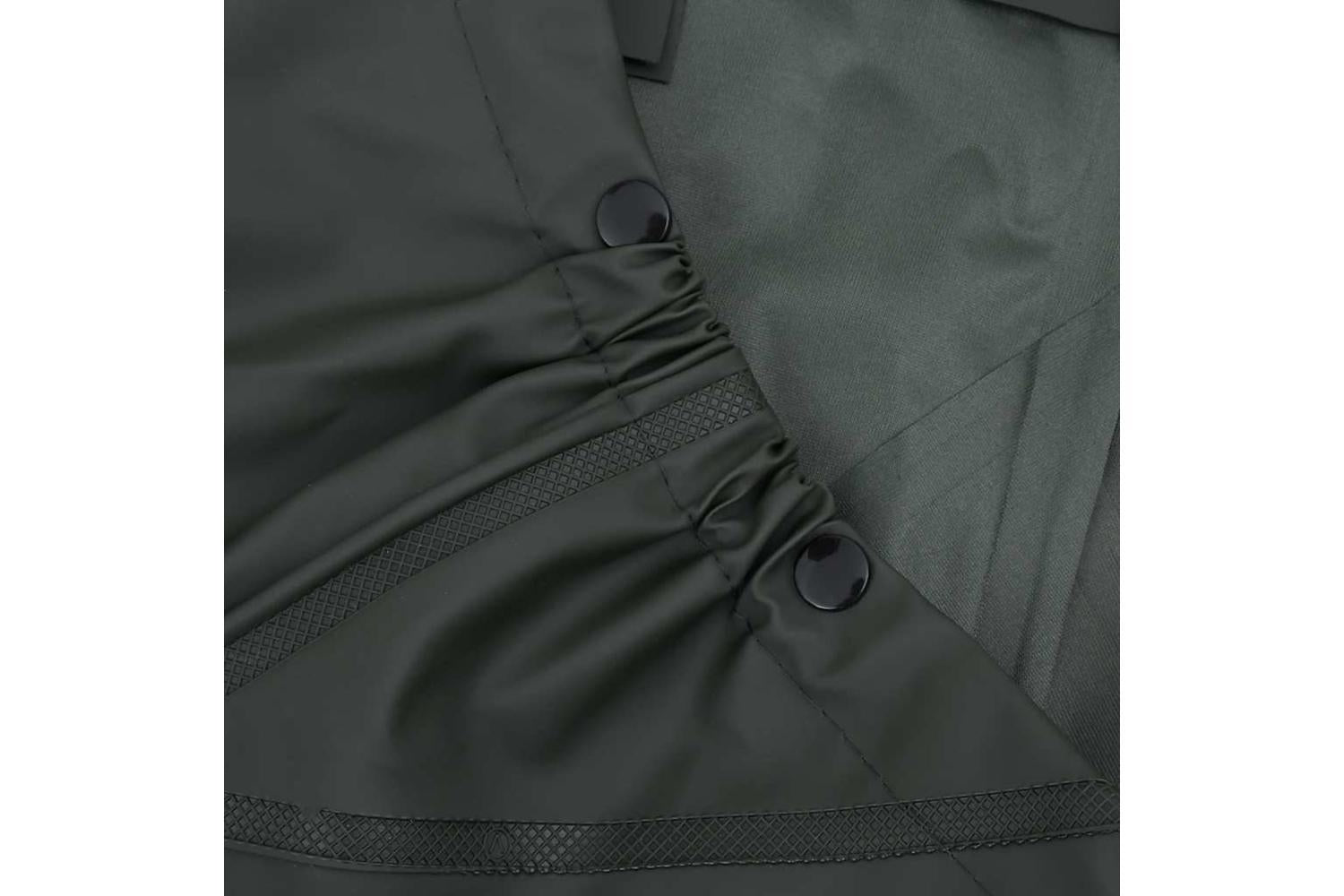 Vidaxl Chest Waders With Boots Dark Green Size 45-6