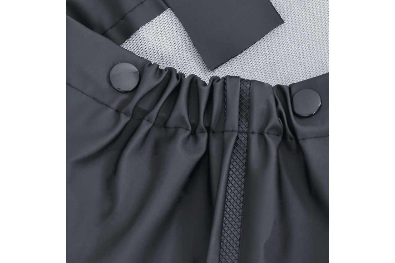 Vidaxl Chest Waders With Boots Black Size 44-6