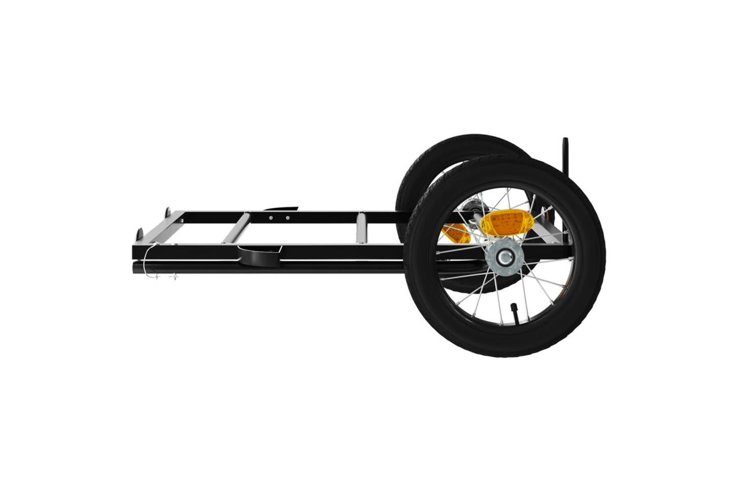 Vidaxl Bike Trailer Black 122x53x28 Cm Iron-6
