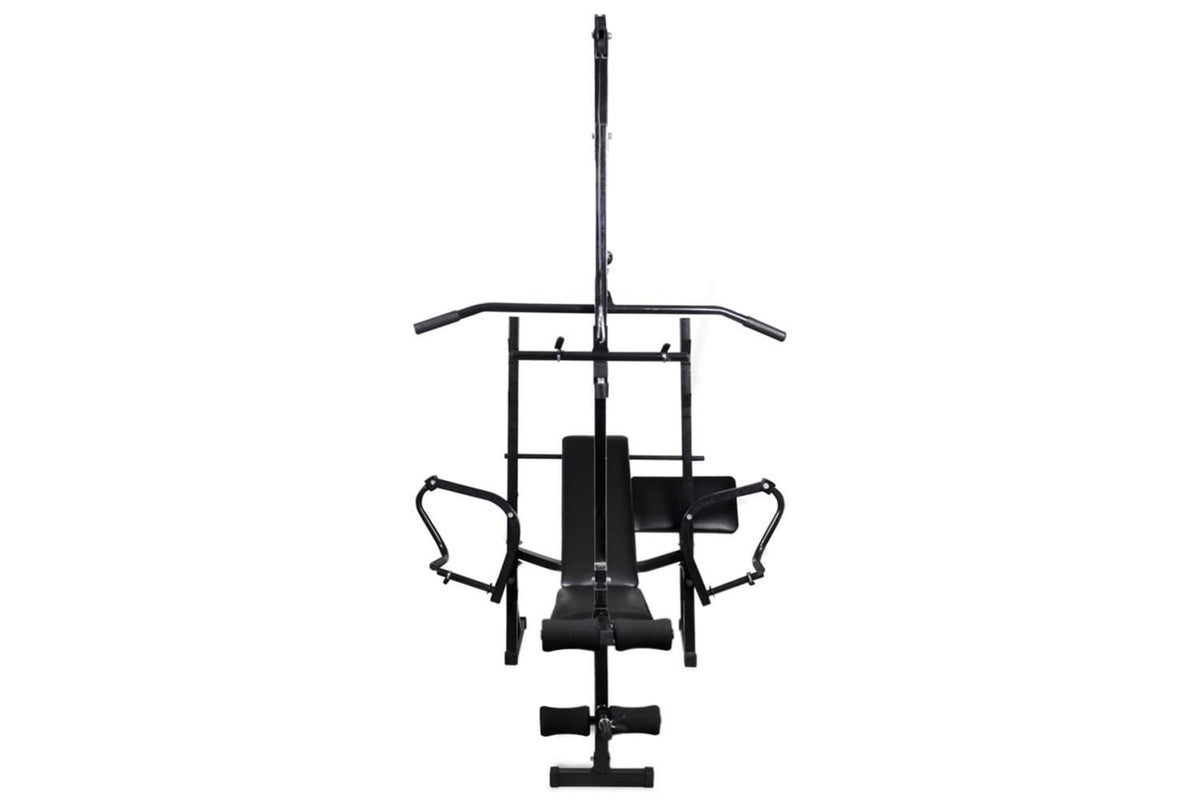 Vidaxl Workout Bench With Weight Rack, Barbell And Dumbbell Set 60.5kg-5