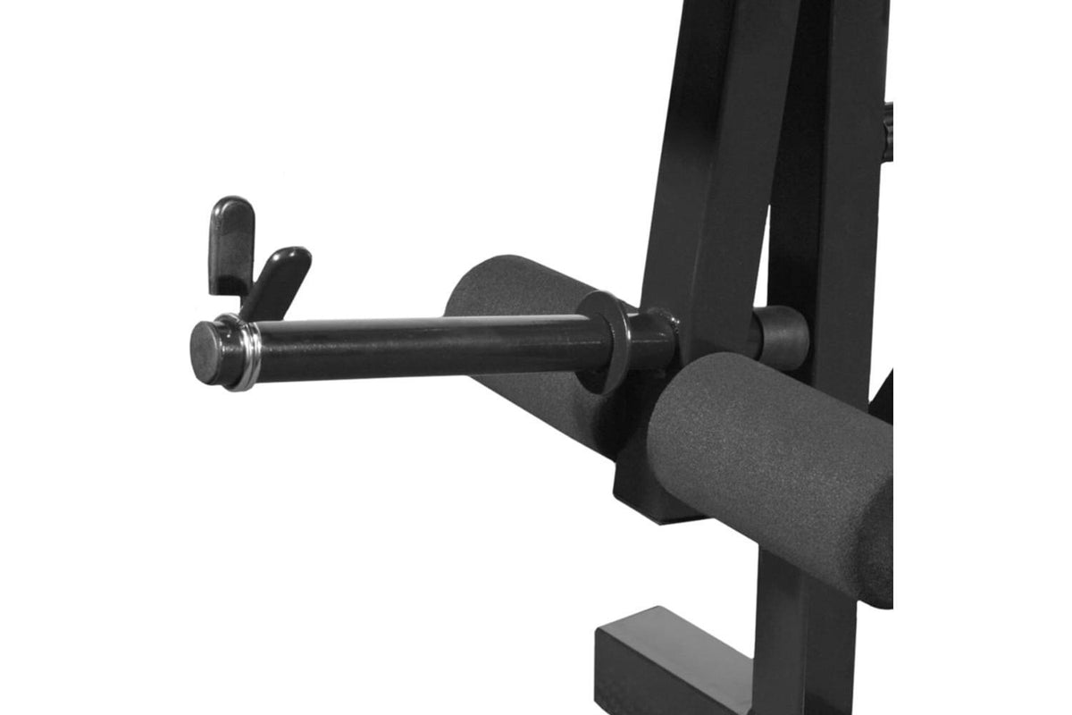 Vidaxl Workout Bench With Weight Rack, Barbell And Dumbbell Set 60.5kg-6