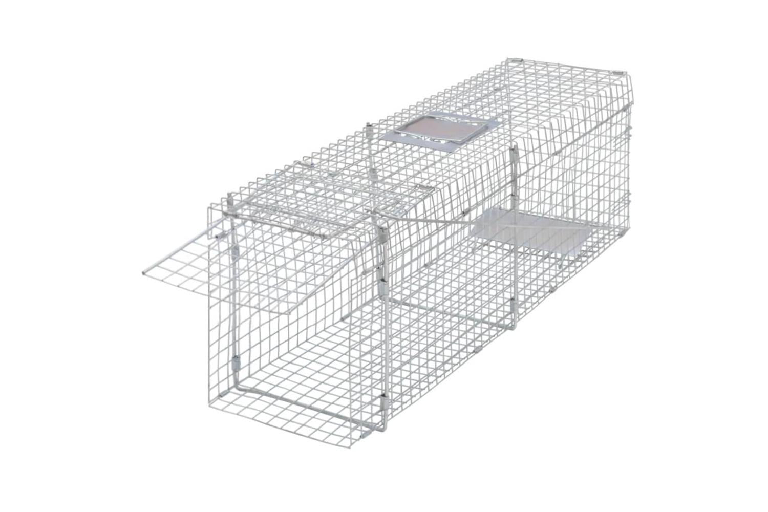 Vidaxl Galvanised Live Trap 100 Cm