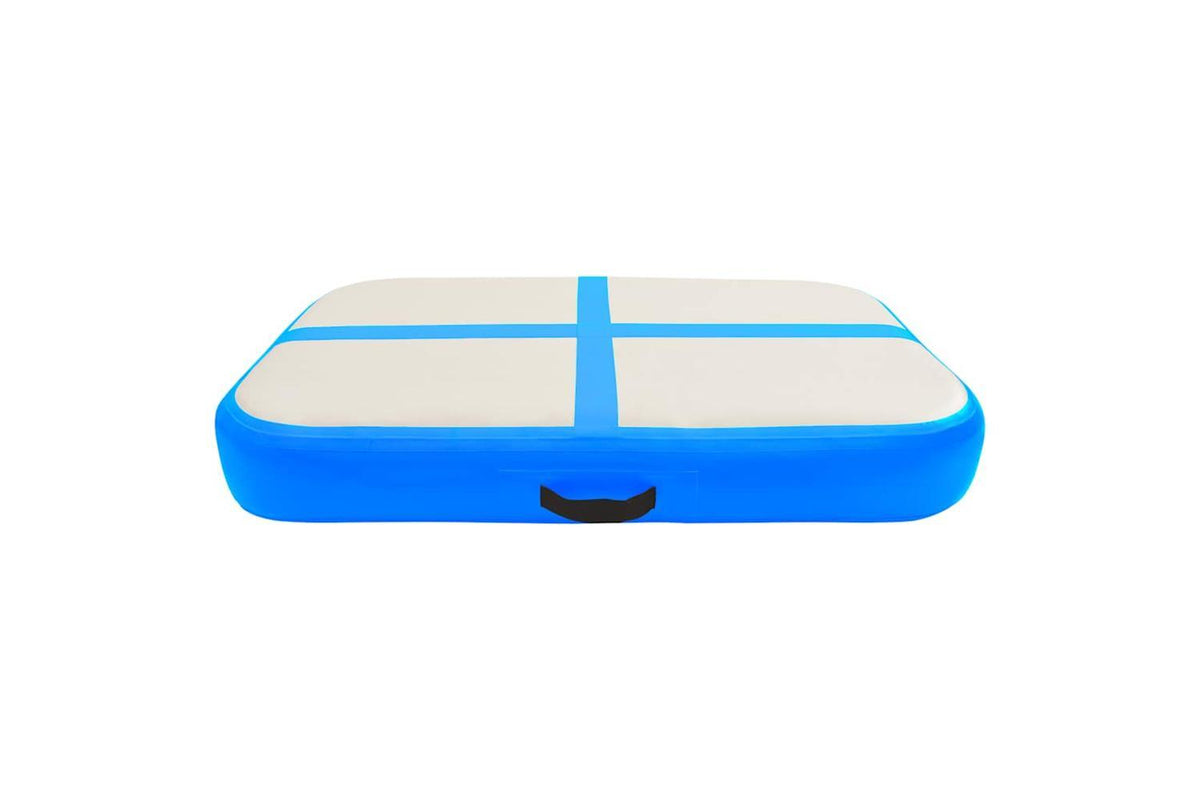 Vidaxl Inflatable Gymnastics Mat With Pump 60x100x10 Cm Pvc Blue-4