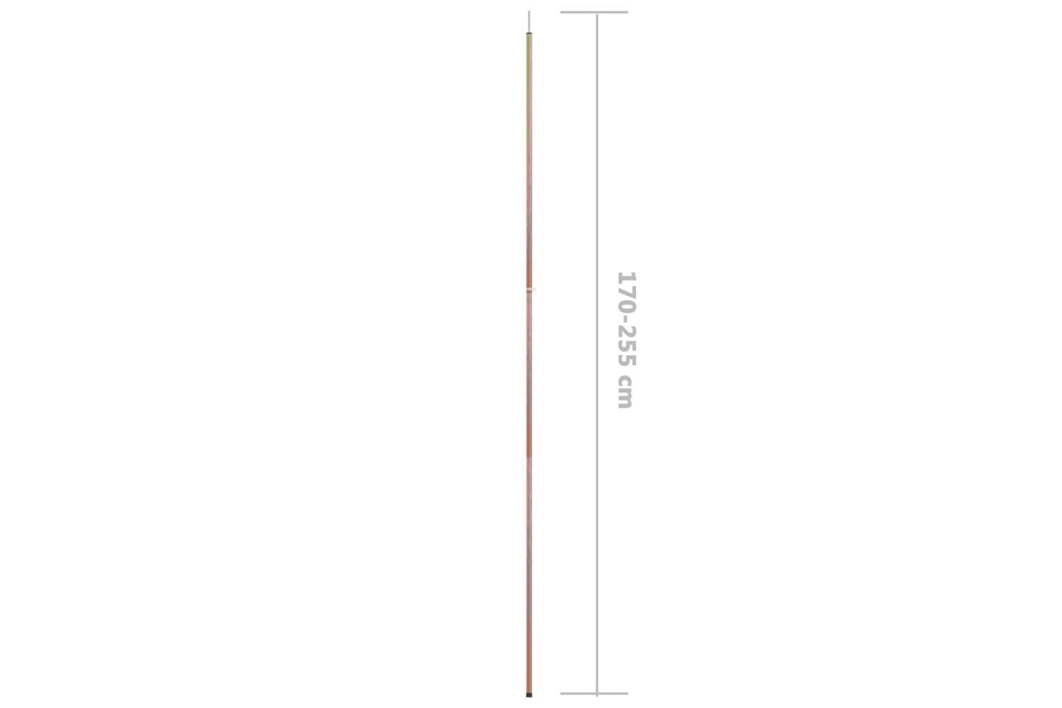 Vidaxl Telescopic Tent Pole With Length Of 170-255 Cm Galvanised Steel-6