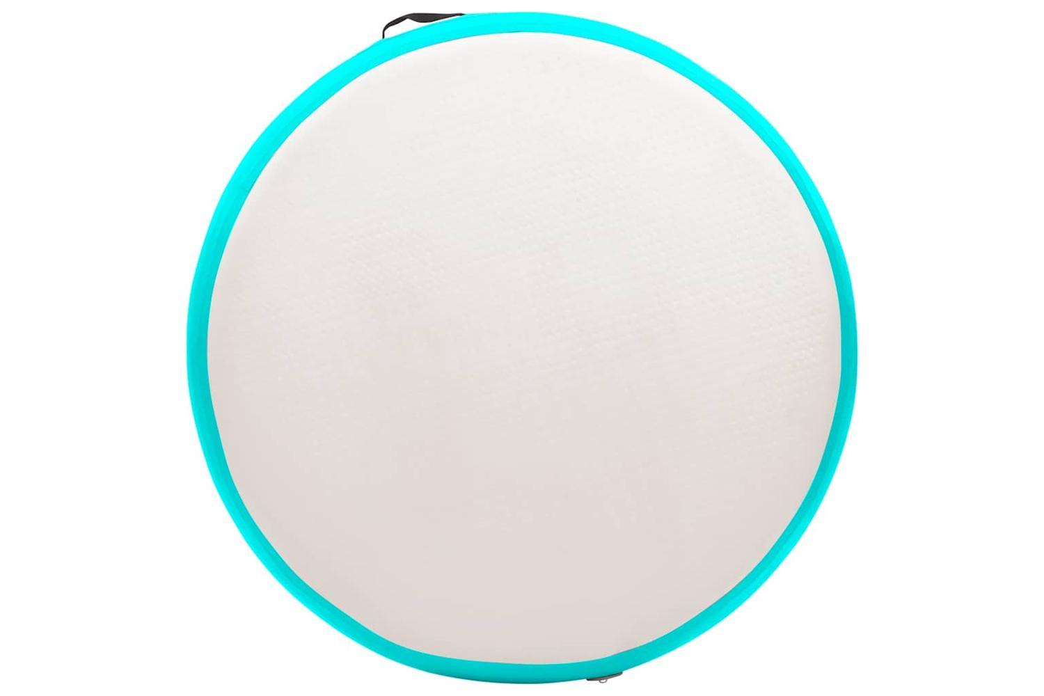 Vidaxl Inflatable Gymnastic Mat With Pump 100x100x15 Cm Pvc Green-4