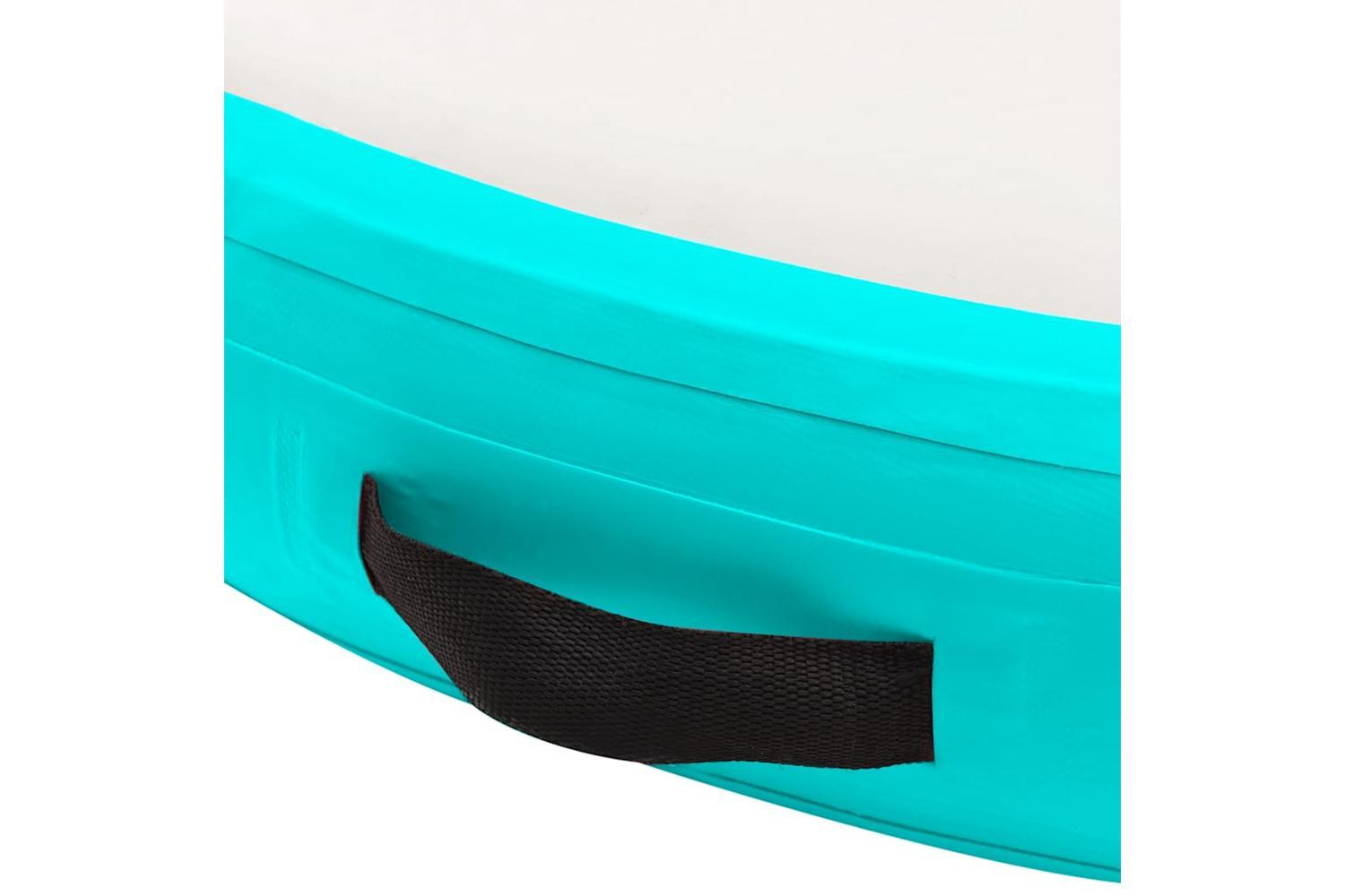 Vidaxl Inflatable Gymnastic Mat With Pump 100x100x15 Cm Pvc Green-6