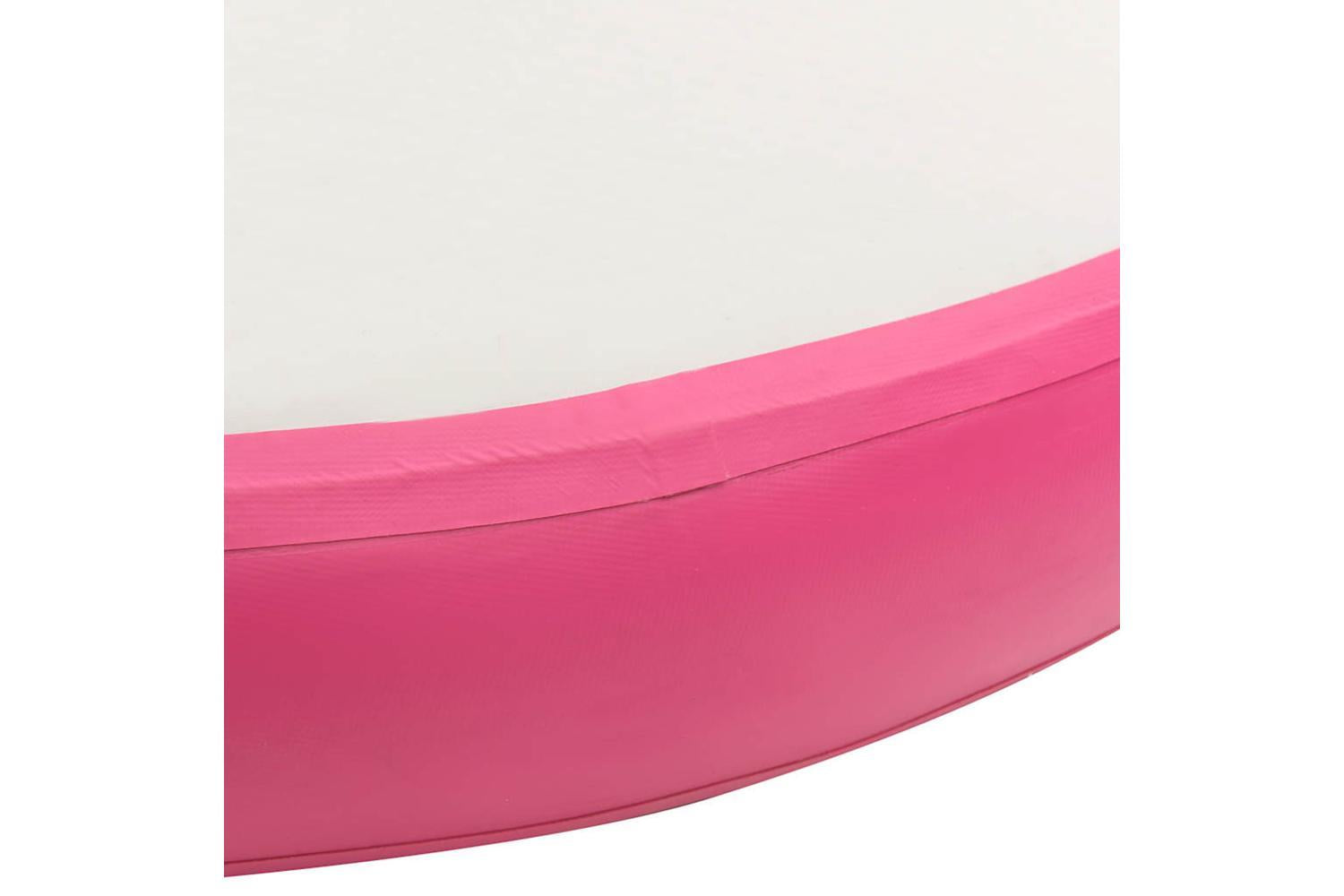 Vidaxl Inflatable Gymnastic Mat With Pump 100x100x10 Cm Pvc Pink-5