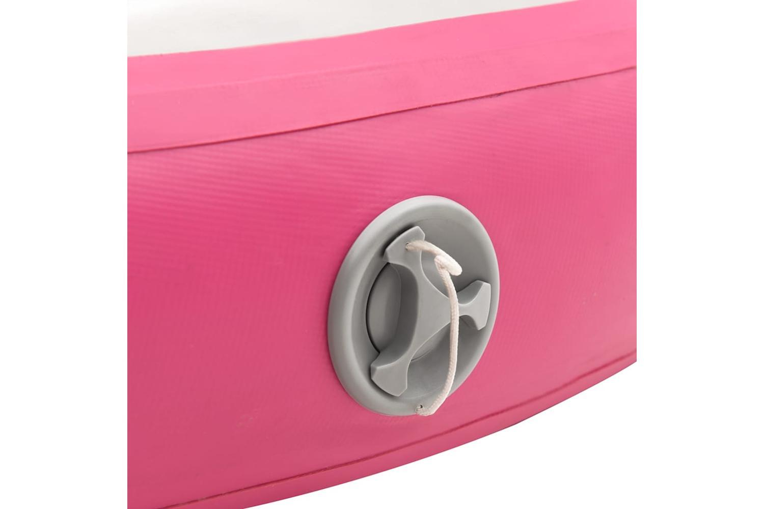 Vidaxl Inflatable Gymnastic Mat With Pump 100x100x10 Cm Pvc Pink-7