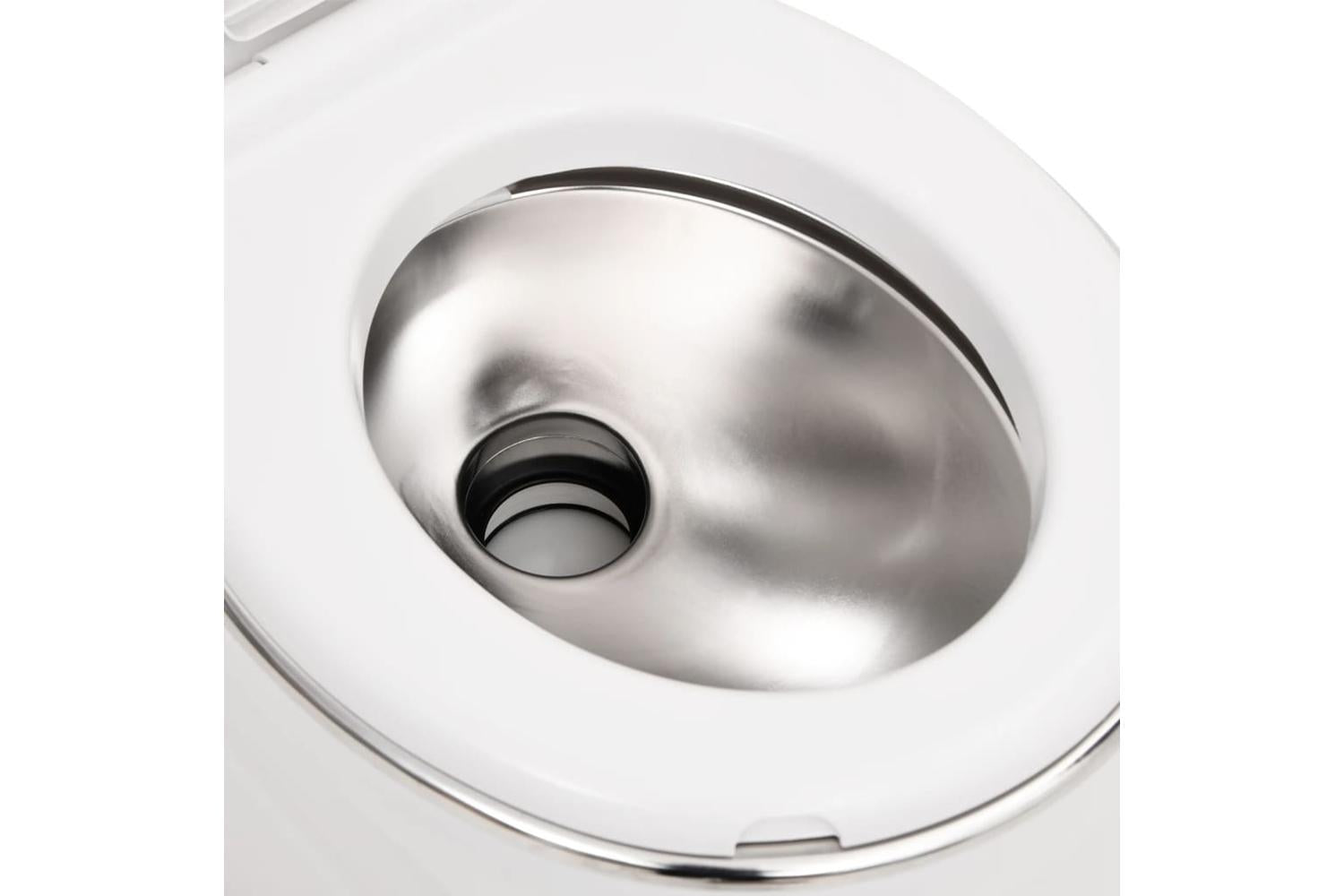 Vidaxl Integrated Camping Toilet White 24+17 L Hdpe&steel-9