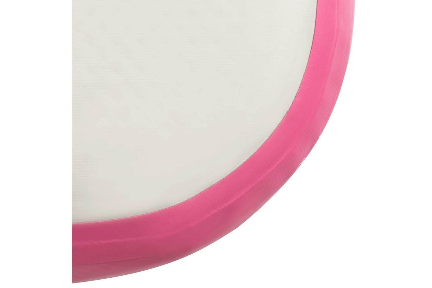 Vidaxl Inflatable Gymnastics Mat With Pump 60x100x15 Cm Pvc Pink-8