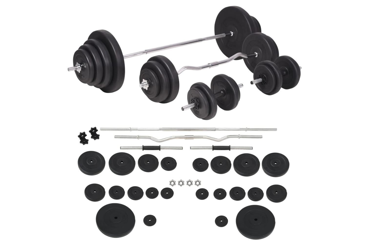 Vidaxl Barbell And Dumbbell Set 120 Kg