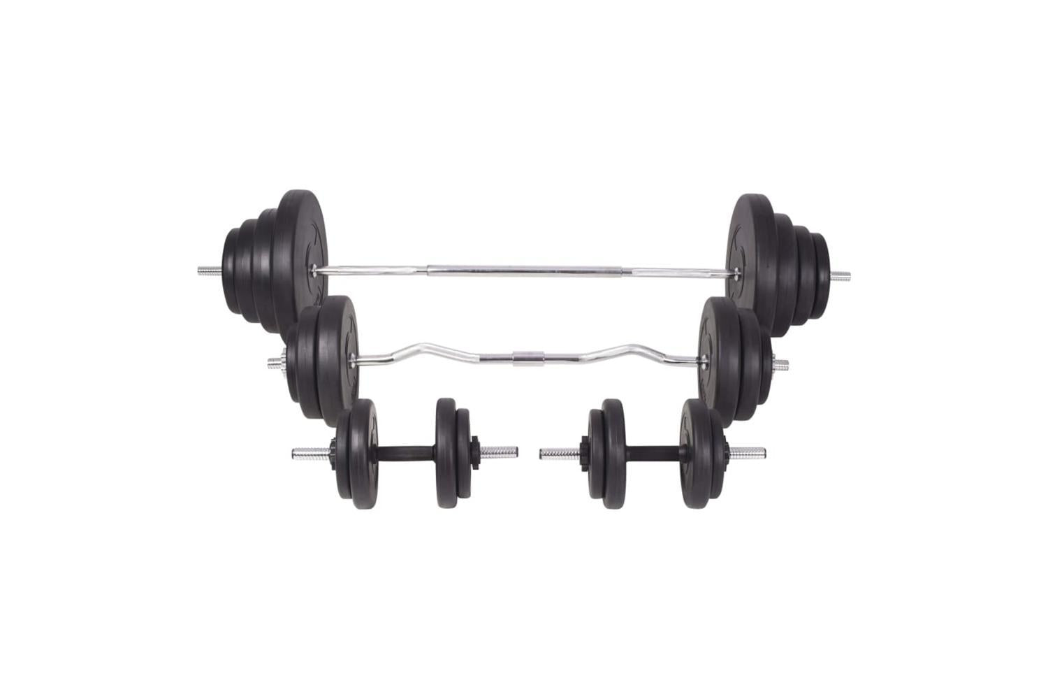 Vidaxl Barbell And Dumbbell Set 120 Kg-3
