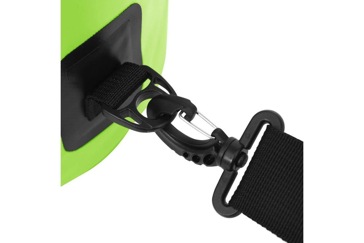Vidaxl Dry Bag With Zipper Green 15 L Pvc-5