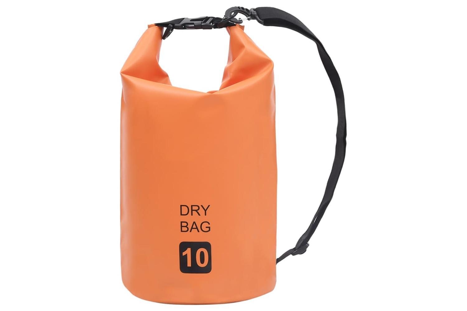 Vidaxl Dry Bag Orange 10 L Pvc