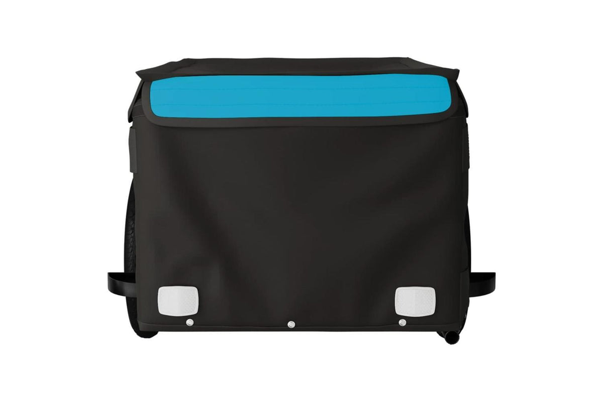 Vidaxl Bike Trailer Black And Blue 30 Kg Iron-6