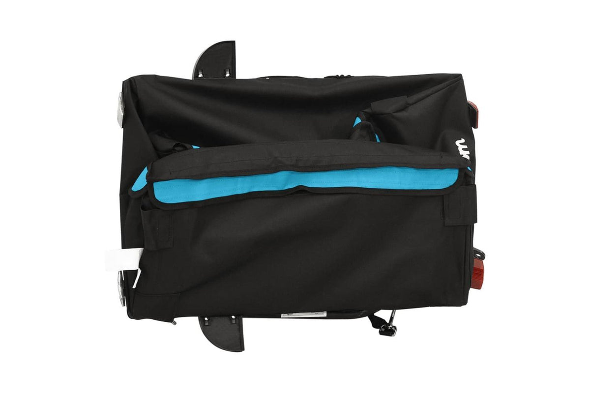 Vidaxl Bike Trailer Black And Blue 30 Kg Iron-9