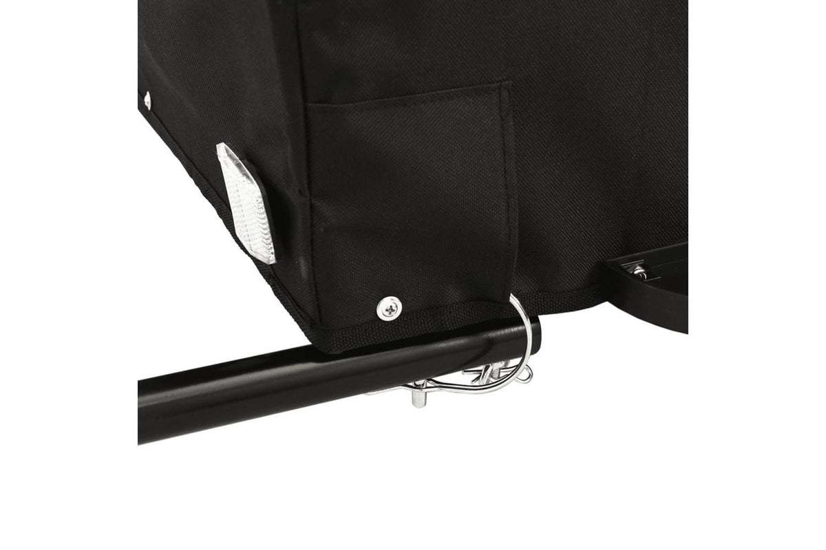Vidaxl Bike Trailer Black And Blue 30 Kg Iron-10