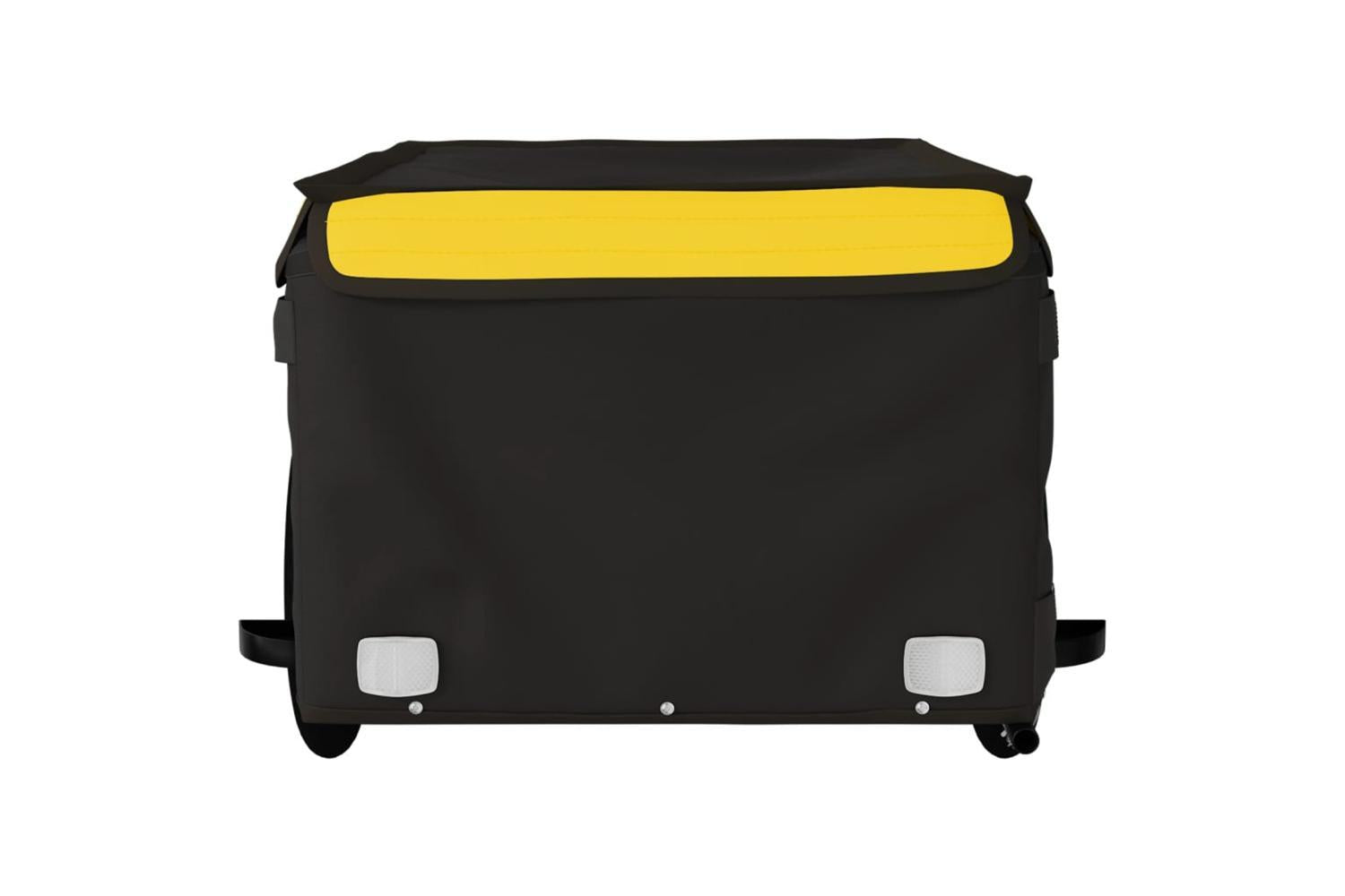 Vidaxl Bike Trailer Black And Yellow 45 Kg Iron-6