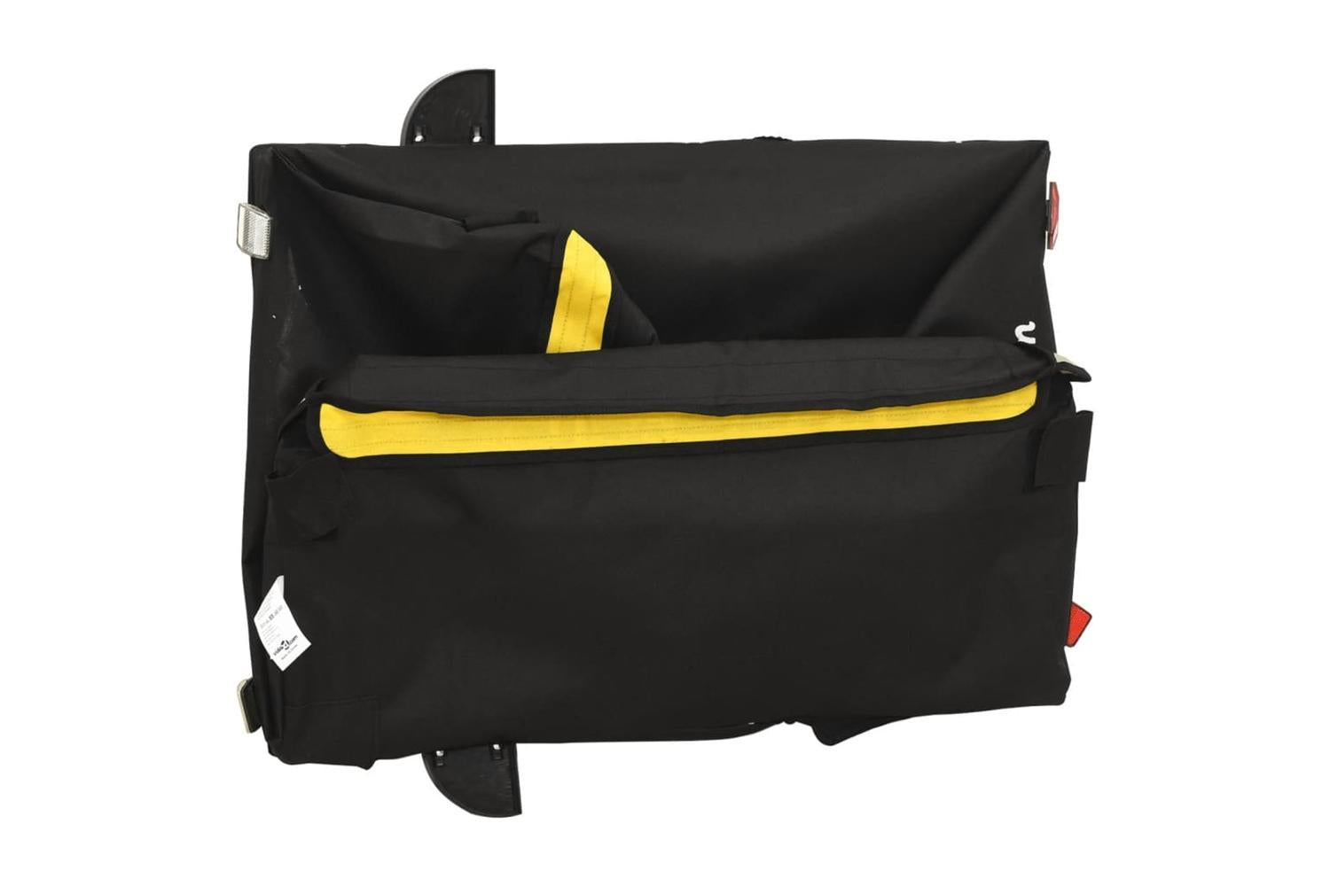Vidaxl Bike Trailer Black And Yellow 45 Kg Iron-9