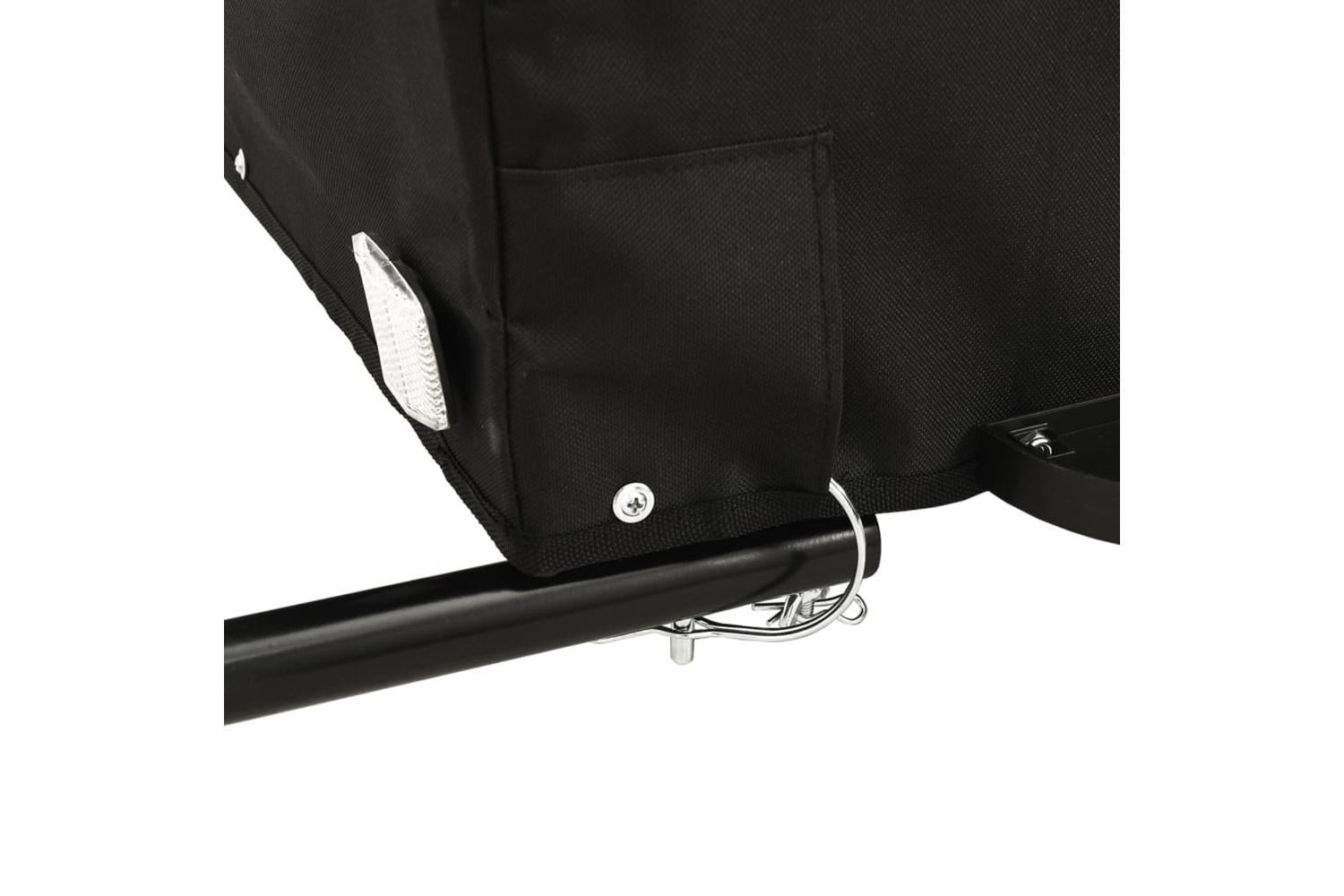 Vidaxl Bike Trailer Black And Yellow 45 Kg Iron-10