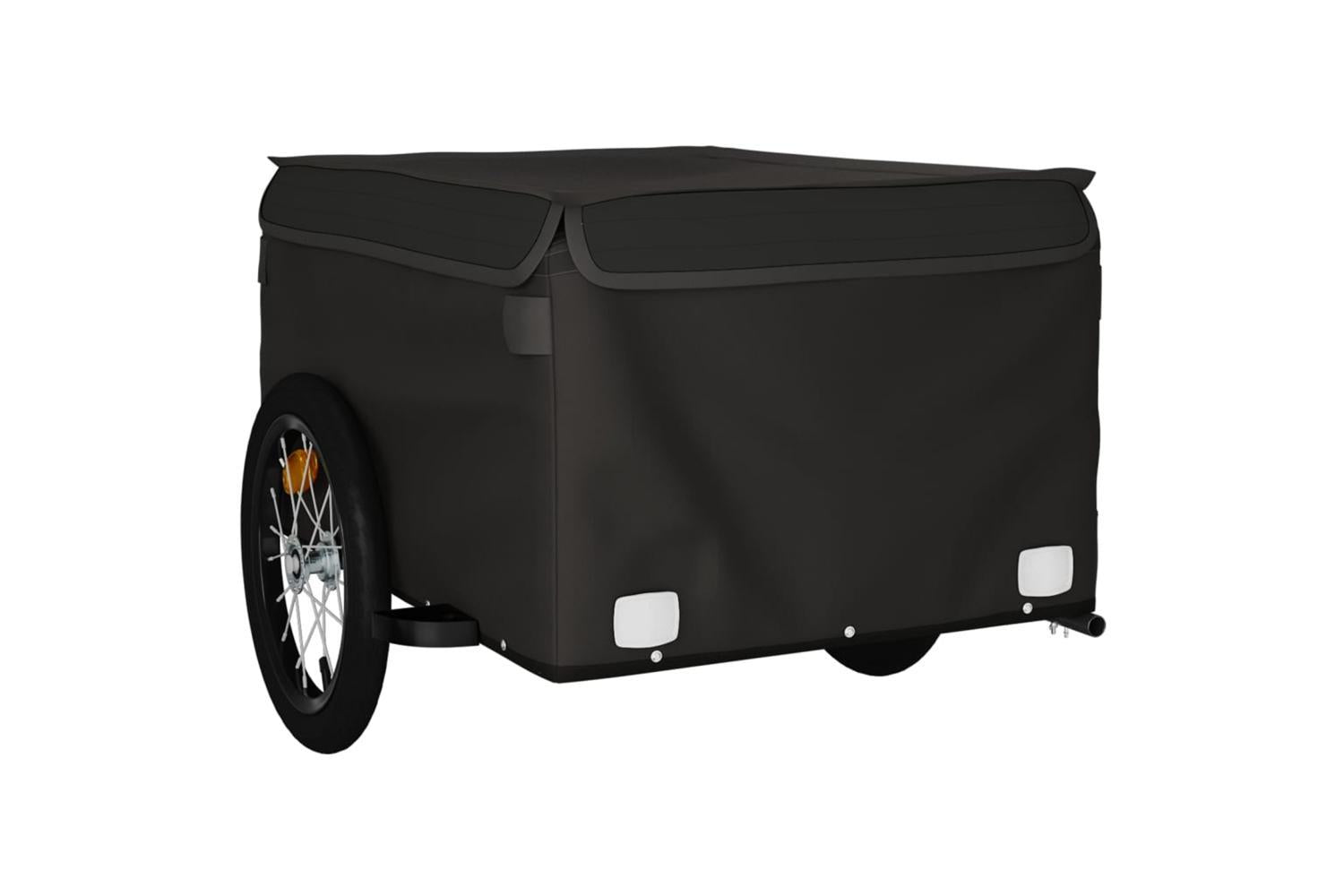 Vidaxl Bike Trailer Black 45 Kg Iron-3
