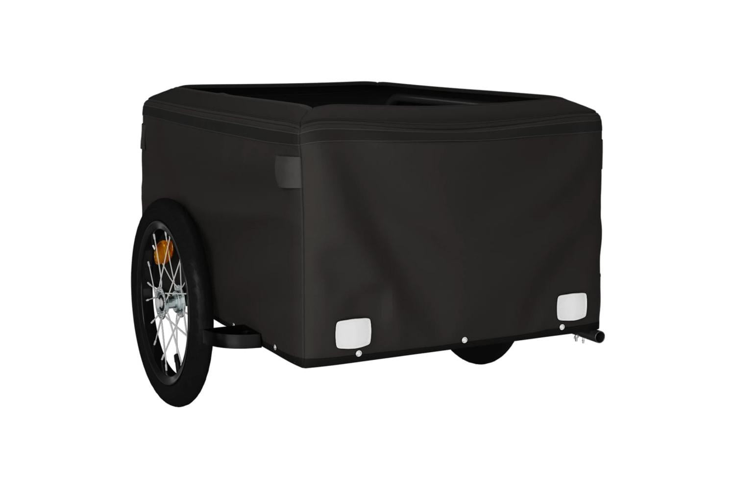 Vidaxl Bike Trailer Black 45 Kg Iron-4