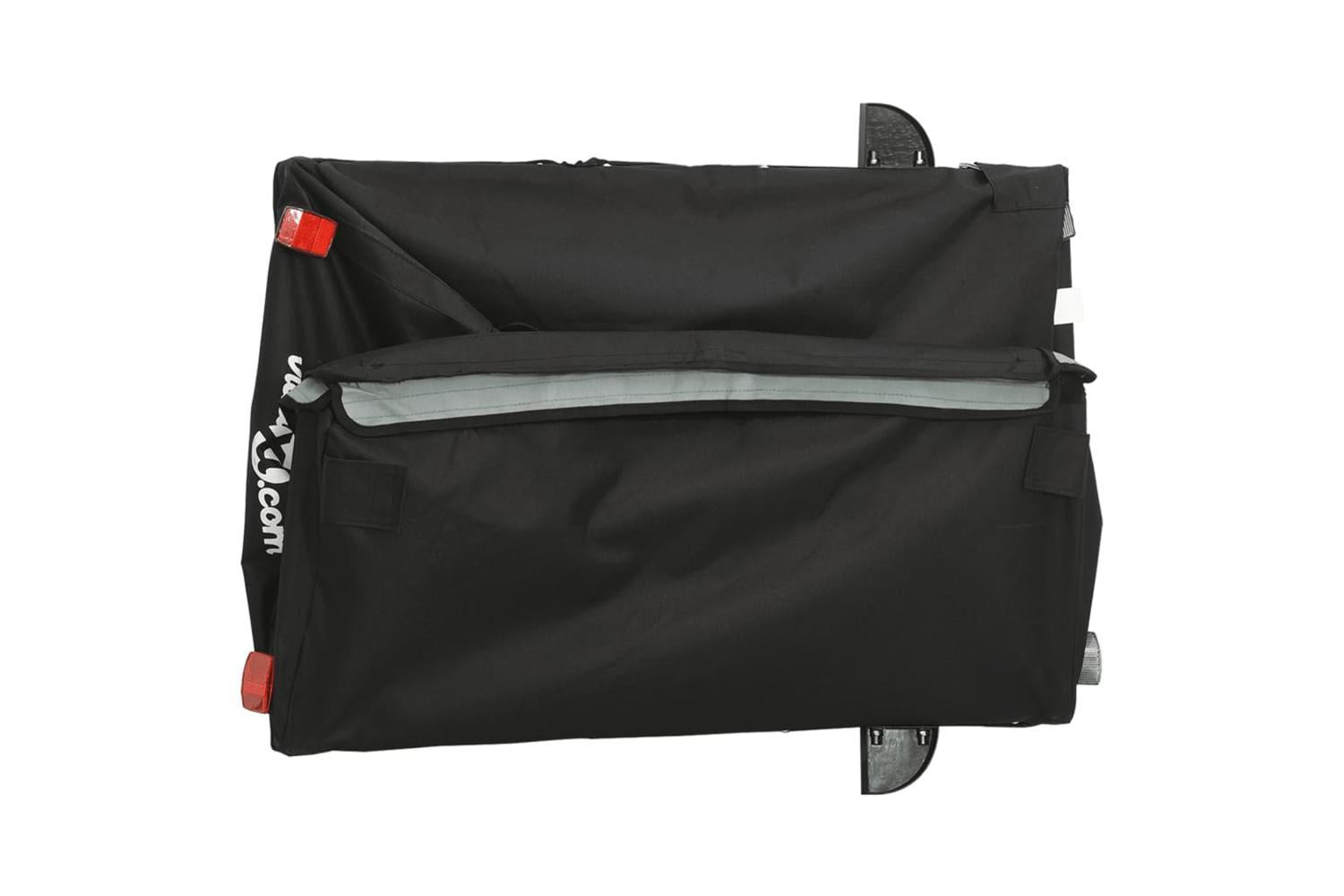 Vidaxl Bike Trailer Black And Grey 45 Kg Iron-9