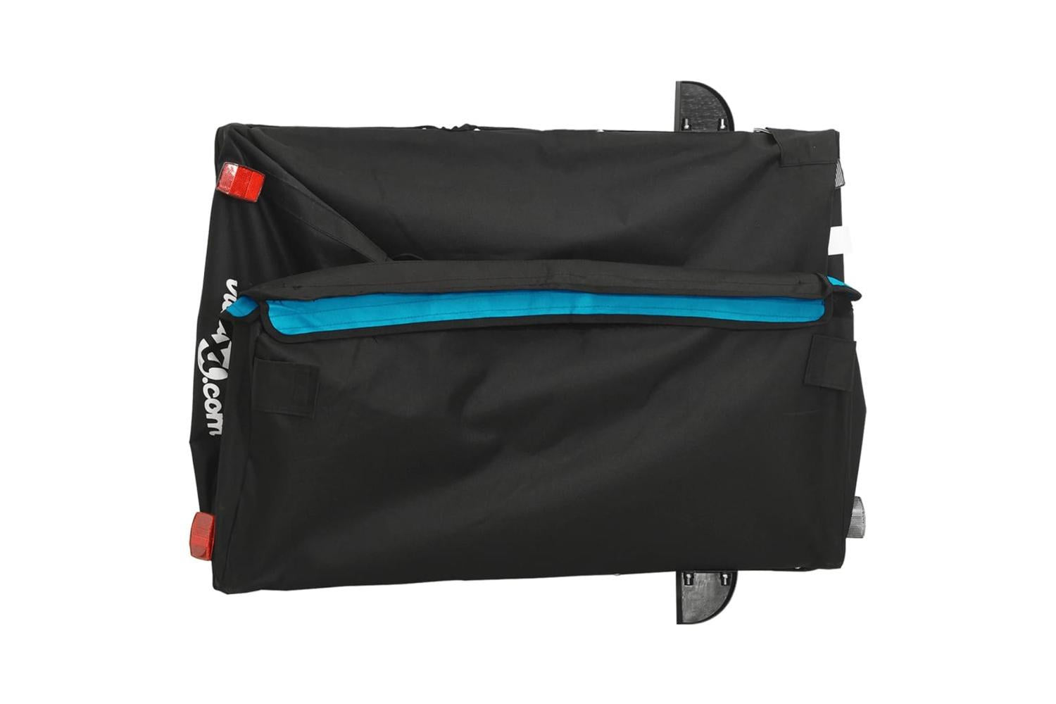 Vidaxl Bike Trailer Black And Blue 45 Kg Iron-9