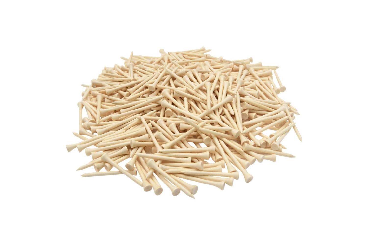 Vidaxl Golf Tees 1000 Pcs 83 Mm Bamboo-4