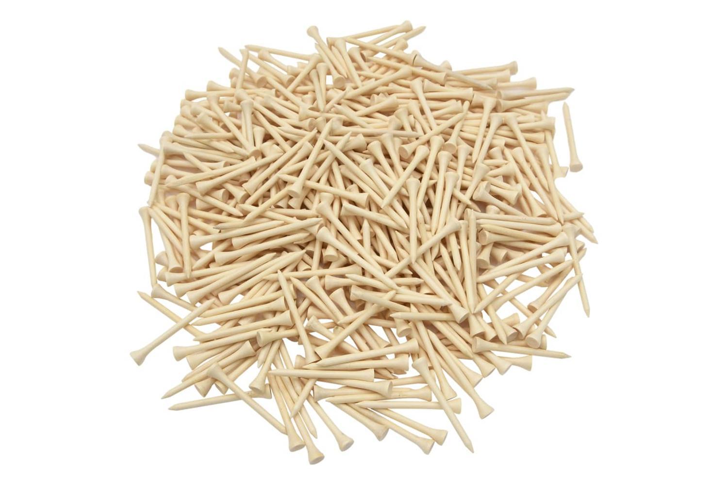Vidaxl Golf Tees 1000 Pcs 83 Mm Bamboo-5