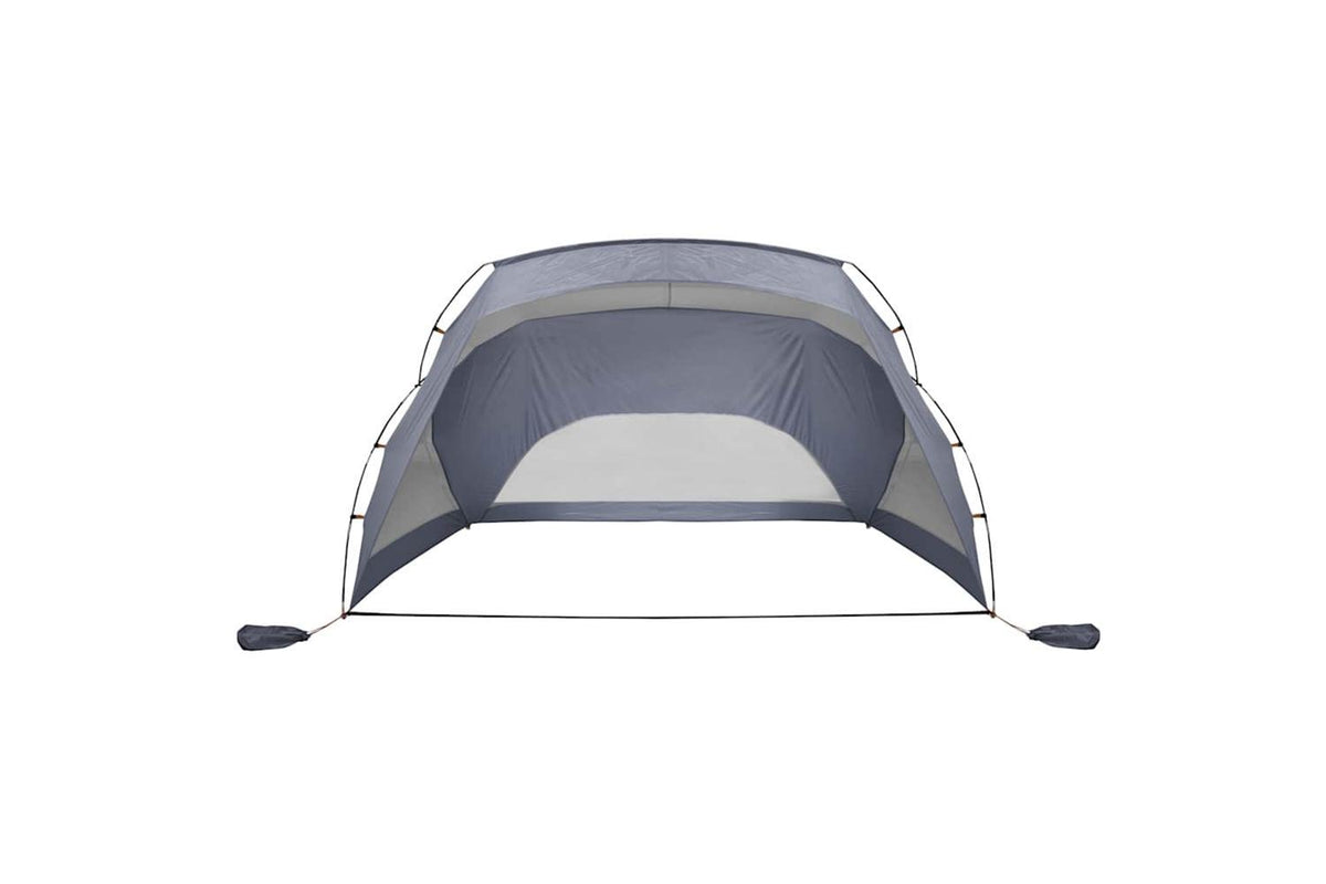 Vidaxl Beach Tent Grey 274x178x170/148 Cm 185t Polyester-5